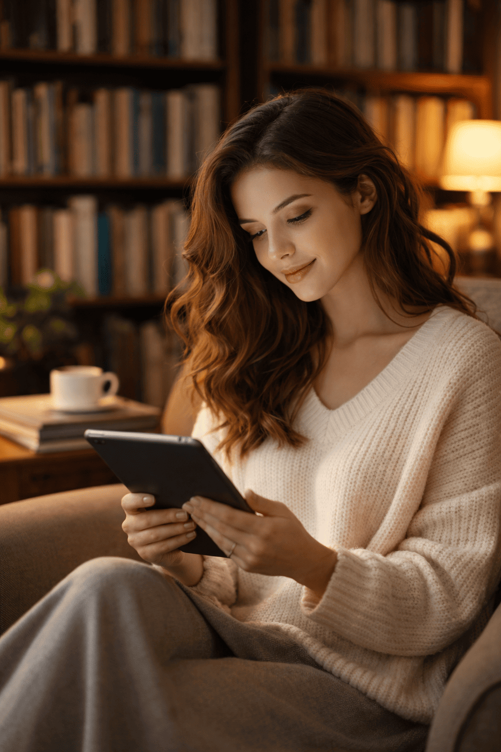 Reading articles to better understand pain while sitting